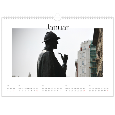 Fotokalender A3 — Mein Reisebericht [Januar]