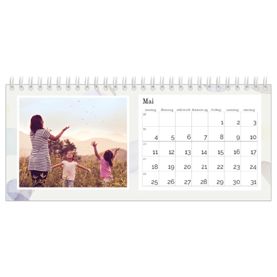 Tischkalender — Wasserfarbentupfer [deckblatt]