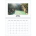 Fotokalender A4 doppelt (30 x 40 cm) — Schlichtes Foto [April]