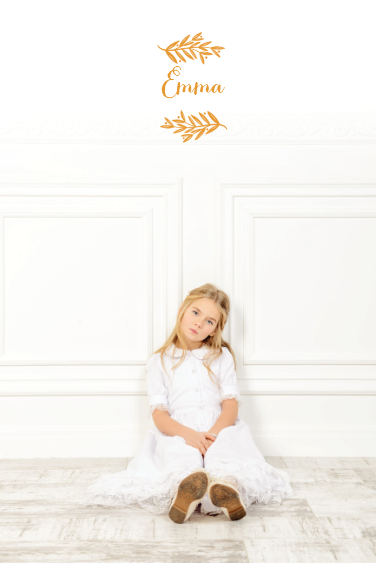 Dankeskarten — Goldene Verzierung