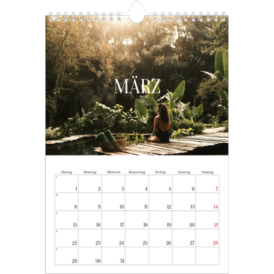 Fotokalender A4 (20 x 30 cm) — Endloses Entfliehen [Marsch]