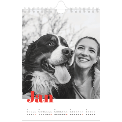Fotokalender A5 — Kräftige Farben [Januar]