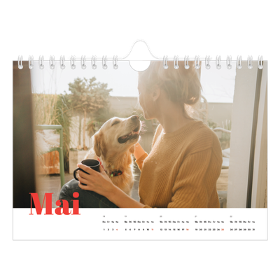 Fotokalender A5 — Kräftige Farben [deckblatt]