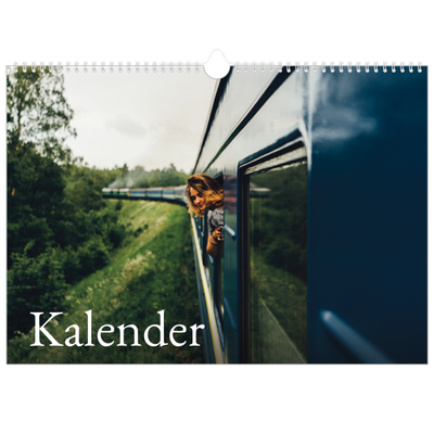 Fotokalender A3 — Einfacher Serif [deckblatt]