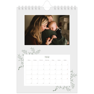 Fotokalender A5 — Zart geblümt [deckblatt]