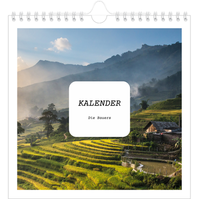 Jahreskalender Quadratisch — Die ganze Geschichte [deckblatt]