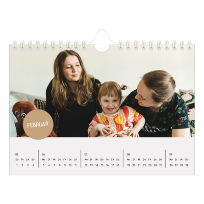 Fotokalender A5 — Fotosticker [Februar]
