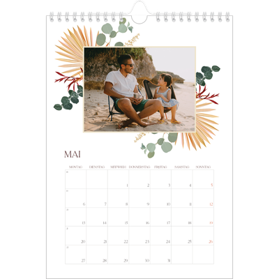 Fotokalender A4 (20 x 30 cm) — Boho [deckblatt]