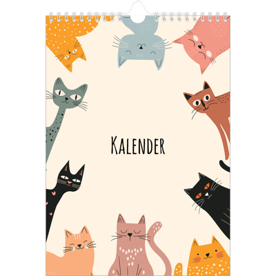 Fotokalender A4 (20 x 30 cm) — Katzen und Kritzeleien [deckblatt]