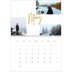 Fotokalender A4 doppelt (30 x 40 cm) — Goldstift [Marsch]