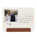 Tischkalender mit Holzfuß Querformat  — Blühende Initialen [April]