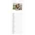 Küchenkalender  — Karminrote Signatur [Januar]
