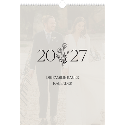 A3 Jahreskalender — Blühende Initialen [deckblatt]