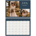 Fotokalender A4 doppelt (30 x 40 cm) — Schiefer und Serifen [Januar]
