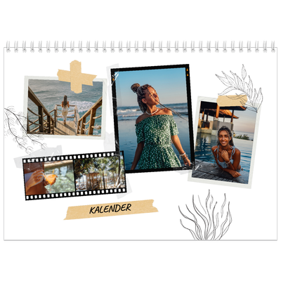 Fotokalender A4 doppelt (30 x 40 cm) — Scrapbook-Flair [deckblatt]