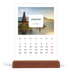 Tischkalender mit Holzfuß Hochformat  — Die ganze Geschichte [Februar]