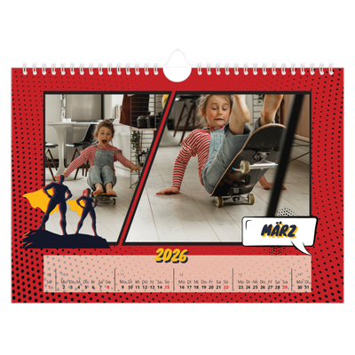 Fotokalender A4 — Comic-Buch [Marsch]