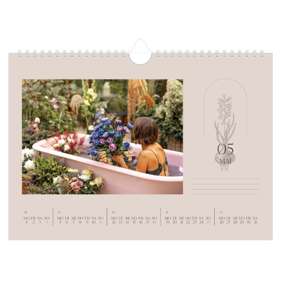 Fotokalender A4 — Einfach botanisch [deckblatt]