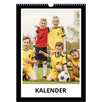 A3 Jahreskalender — Schwarzer Rahmen [deckblatt]
