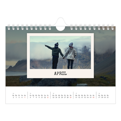 Fotokalender A5 — Die Porträtaufnahme [April]