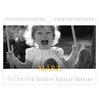 Fotokalender A4 — Historischer Stil [Marsch]