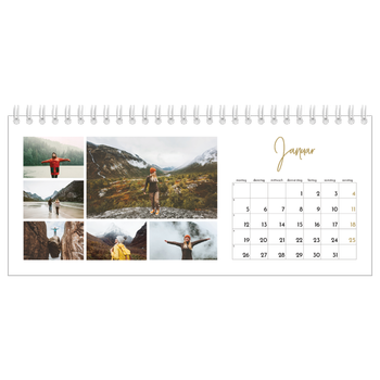 Tischkalender — Handgeschrieben