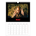 Fotokalender A4 (20 x 30 cm) — Bunte Schrift [Mai]