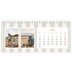 Tischkalender — Schrift und Streifen [Marsch]