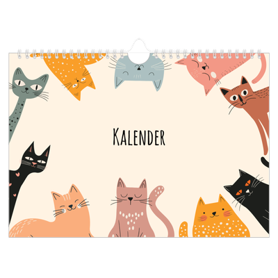 Fotokalender A4 — Katzen und Kritzeleien [deckblatt]