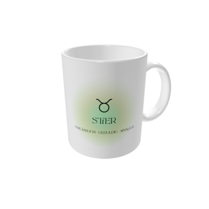 Tasse bedrucken — Astrologie Farbverlauf – Stier