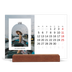 Tischkalender mit Holzfuß Querformat  — Der offene Bogen [April]