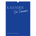 A3 Jahreskalender — Kobalt Klassik [deckblatt]