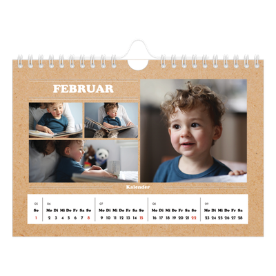 Fotokalender A5 — Magazinstil [Februar]