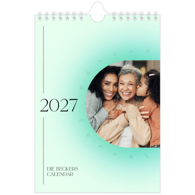 Fotokalender A5 — Astrologie Farbverlauf [deckblatt]