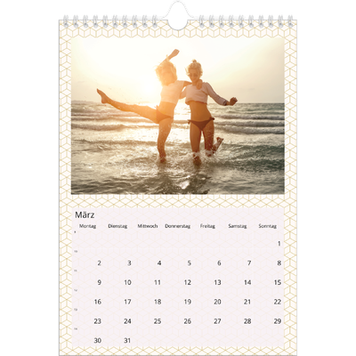 Fotokalender A4 (20 x 30 cm) — Geometrisch [Marsch]