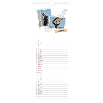 Küchenkalender  — Scrapbook-Flair [Februar]