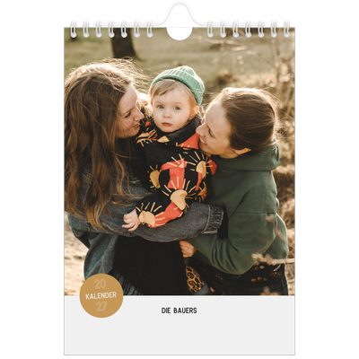 Fotokalender A5 — Fotosticker [deckblatt]