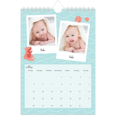Fotokalender A5 — Süße Tiere [Mai]