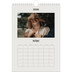 Fotokalender A4 (20 x 30 cm) — Schlicht in Creme [Marsch]