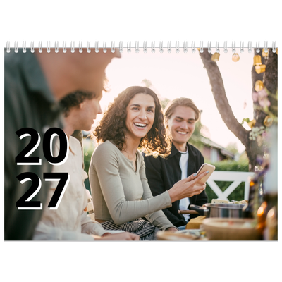 Fotokalender A4 doppelt (30 x 40 cm) — Große Zeichen [deckblatt]