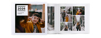 Fotobücher — Jahr im Magazinstil