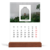 Tischkalender mit Holzfuß Hochformat  — Der offene Bogen [Januar]