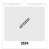 Jahreskalender Quadratisch — Gestalte deine eigenen Produkte [deckblatt]