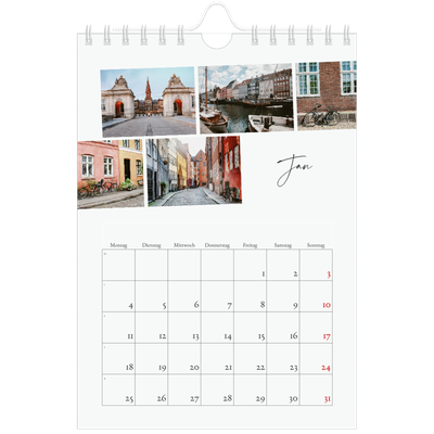 Fotokalender A5 — Städtereise [Januar]
