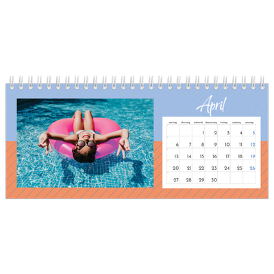 Tischkalender — Farben und Muster [April]