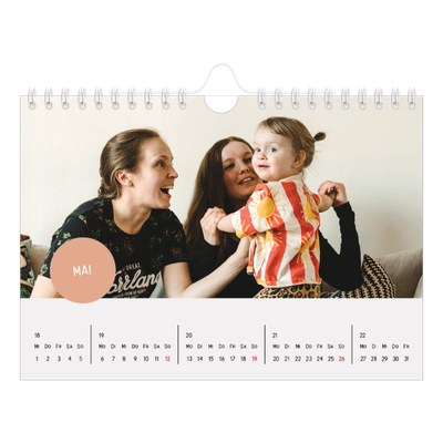 Fotokalender A5 — Fotosticker [deckblatt]