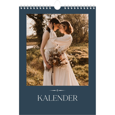 Fotokalender A4 (20 x 30 cm) — Schiefer und Serifen [deckblatt]