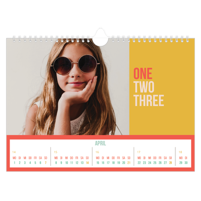 Fotokalender A4 — Strahlend und schön [April]