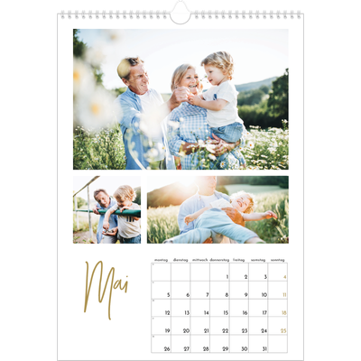 A3 Jahreskalender — Handgeschrieben [deckblatt]