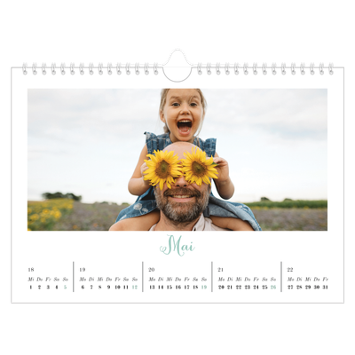 Fotokalender A4 — Hallo Welt [Mai]